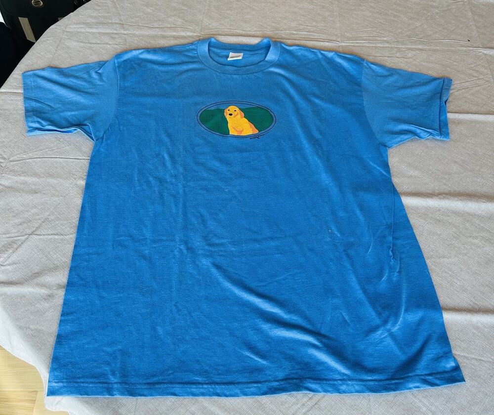 Vintage 1996 Woody Jackson Golden Retriever Dog T-Shirt Size 2XL